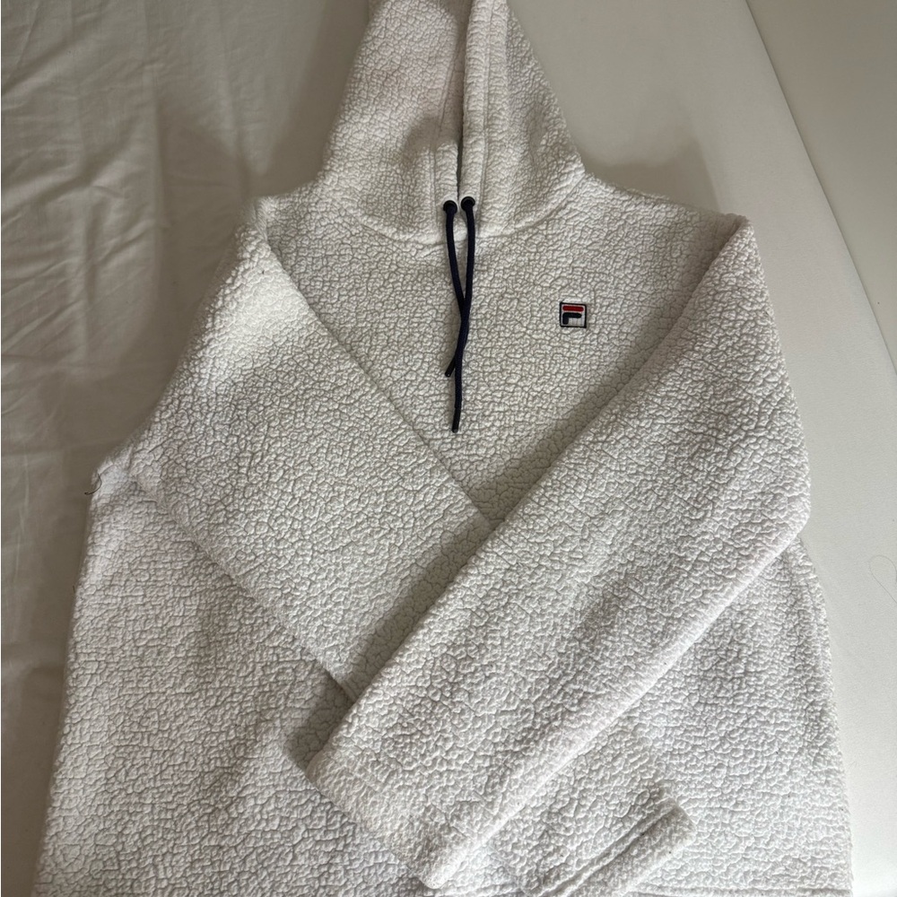 Fila Cream Sherpa Jacket